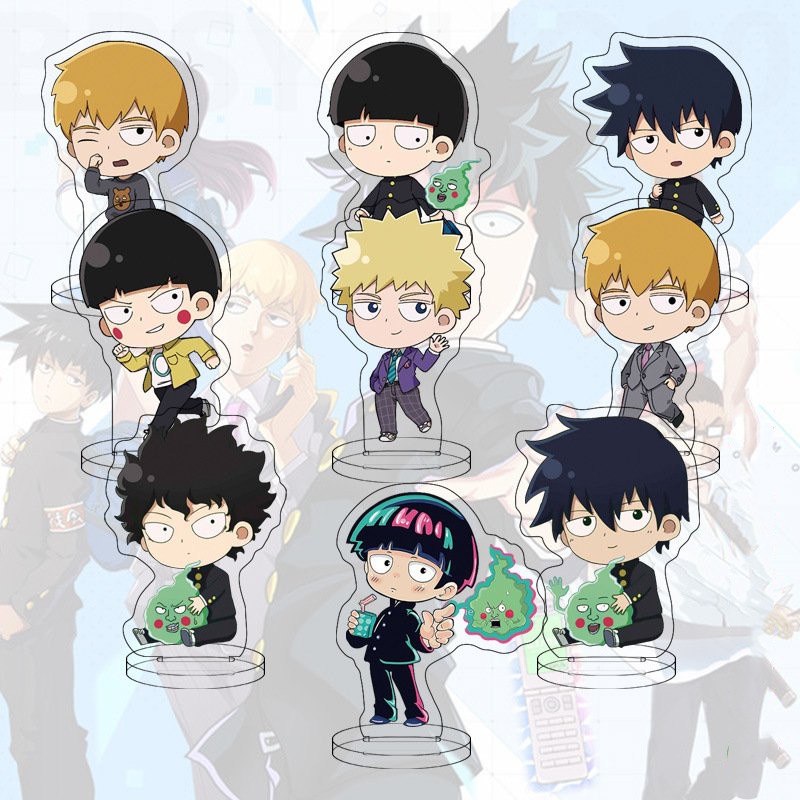 ( 1 cái mini ) Mô hình standee ANIME Naruto One Piece Kimetsu Hanako Miku Bungou Thiên Quan Titan Mob Genshin chibi