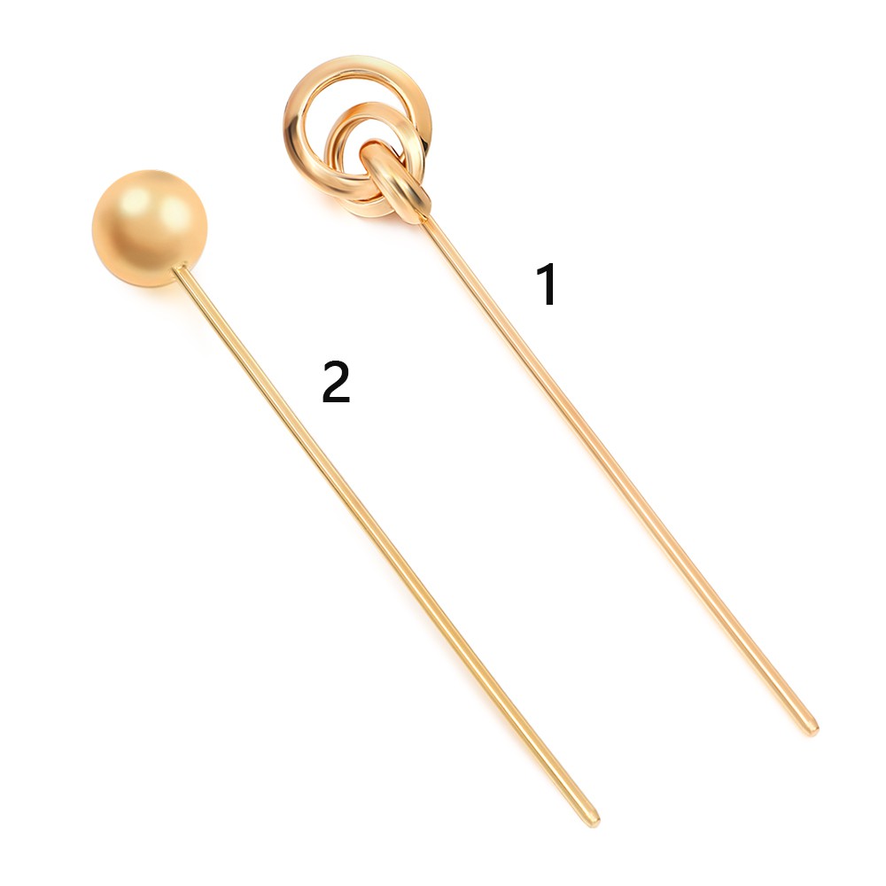 (Hàng Mới Về) Trâm Cài Tóc Bằng Kim Loại Thanh Lịch Cho Nữ