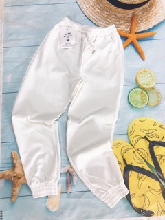 quần jogger nữ bo gấu chất cát hàn