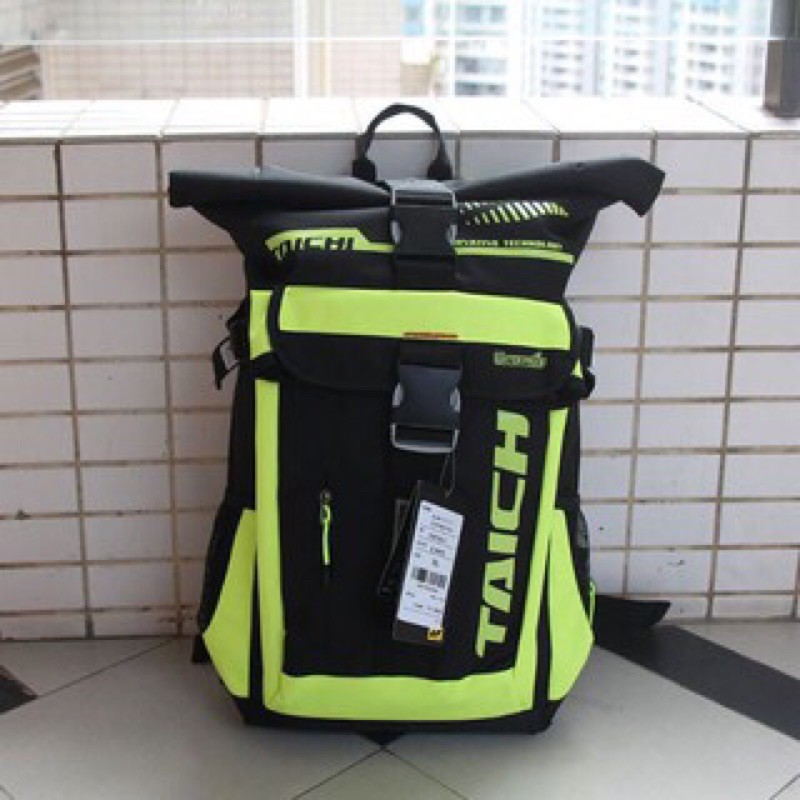 Balo Taichi 271 Chống Nước Đi Mưa Màu Xanh Dạ Quang