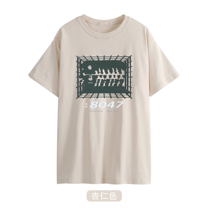 Xiaozhainv Áo Thun Ngắn Tay Form Rộng Phong Cách Hàn Quốc Thời Trang Dành Cho Nữ