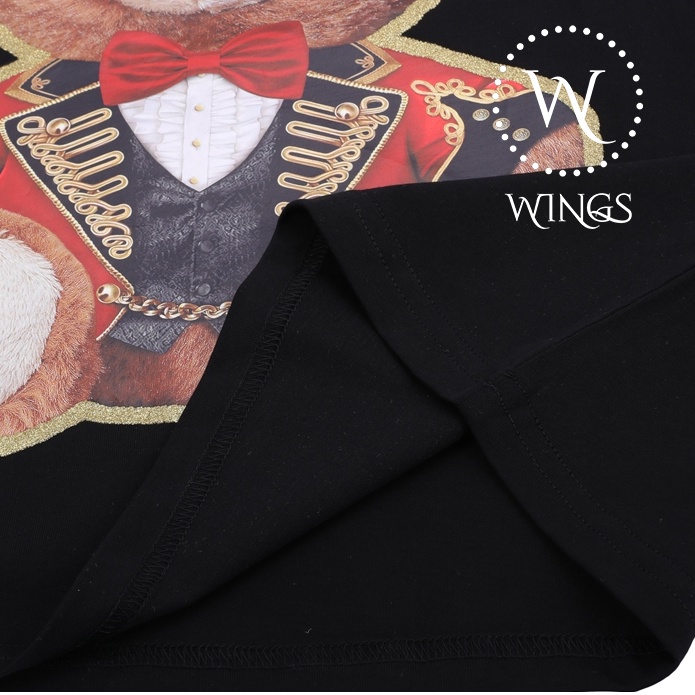 Áo thun nam nữ 100% Cotton fom rộng oversize Moschino circus