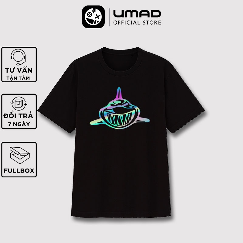 Áo thun UMAD unisex trending Suamoment v.4 phản quang 7 màu nam nữ tay ngắn có big size (40kg-110kg)