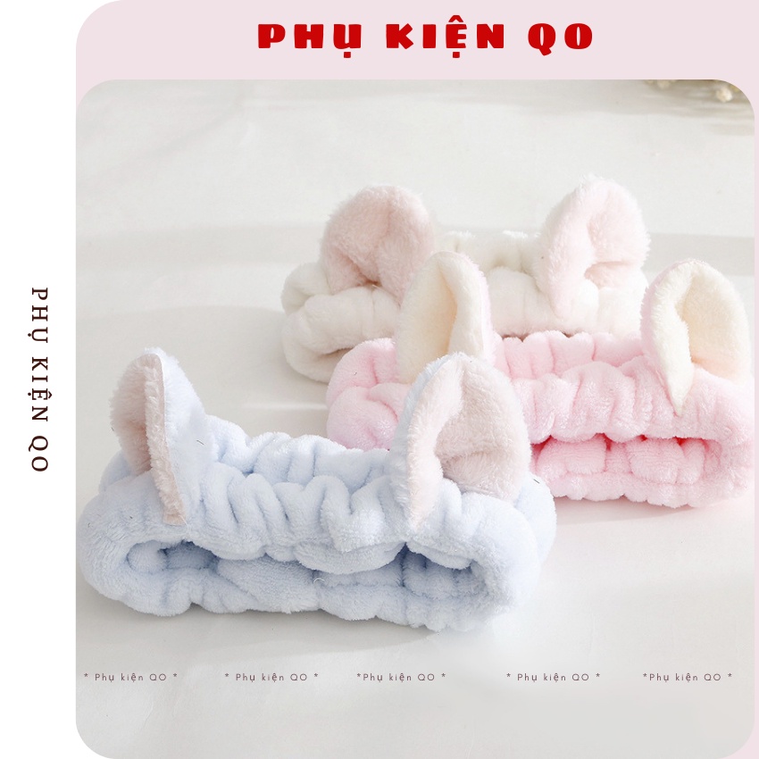 Băng đô rửa mặt tai mèo BD06