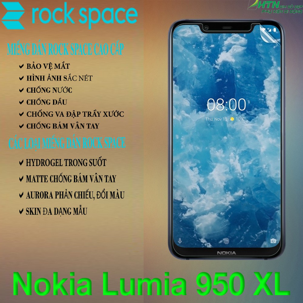 Miếng dán PPF Nokia Lumia 950 XL cao cấp rock space dán màn hình/ mặt sau lưng full bảo vệ mắt, tự phục hồi vết xước,…