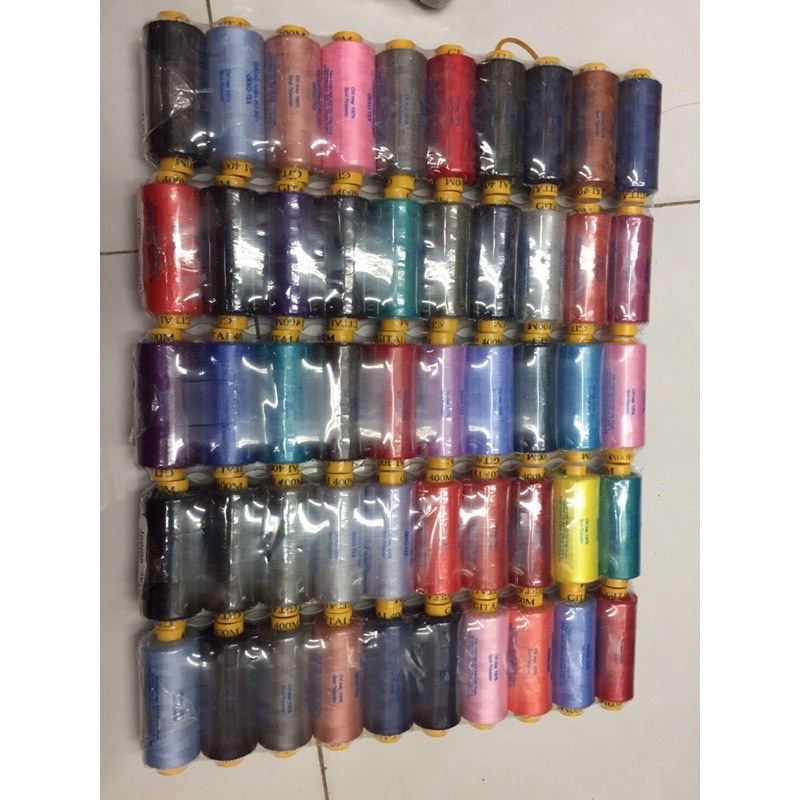 10 cuộn chỉ Ritai 10 màu khác nhau