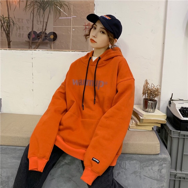 (Có sẵn cam M) ORDER ÁO HOODIE NỈ BÔNG ULZZANG