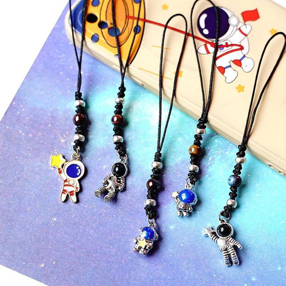 Dây Đeo Điện Thoại Họa Tiết Phi Hành Gia Hoạt Hình Dễ Thương