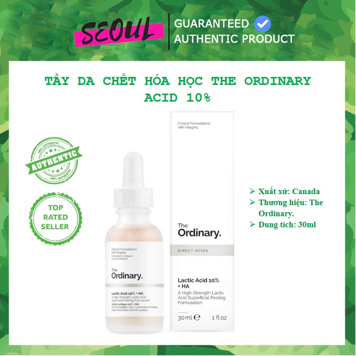 Tẩy da chết hóa học The Ordinary 10%