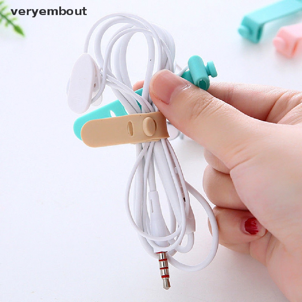 Dây Quấn Dây Cáp / Tai Nghe Bằng Silicone Tiện Dụng
