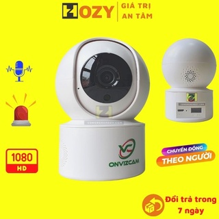 Camera wifi ONVIZCam 2.0 Mpx FullHD xoay 360 độ đàm thoại 2 chiều báo động chống trộm