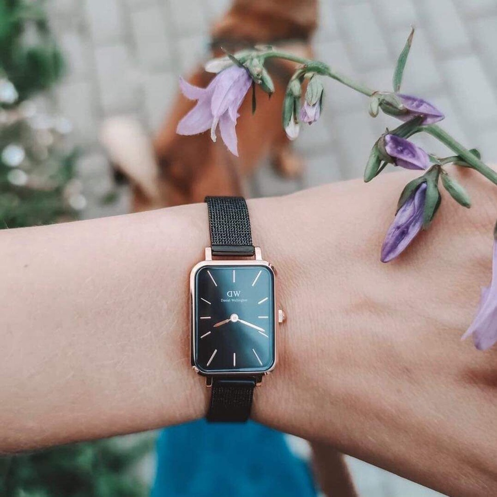 ĐỒNG HỒ DANIEL WELLINGTON (DW) QUADRO NỮ DÂY KIM LOẠI