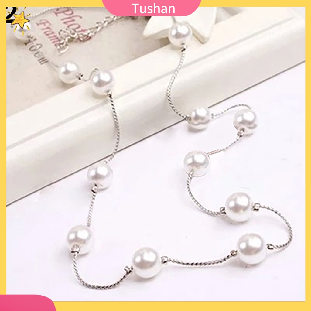 Vòng cổ ngắn phối hạt ngọc trai thời trang