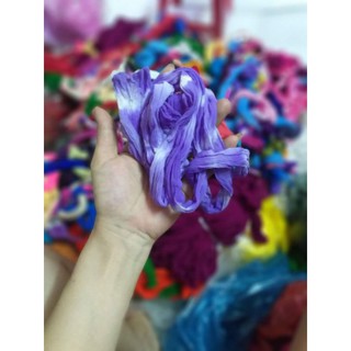 Vải voan làm hoa handmade khách đặt