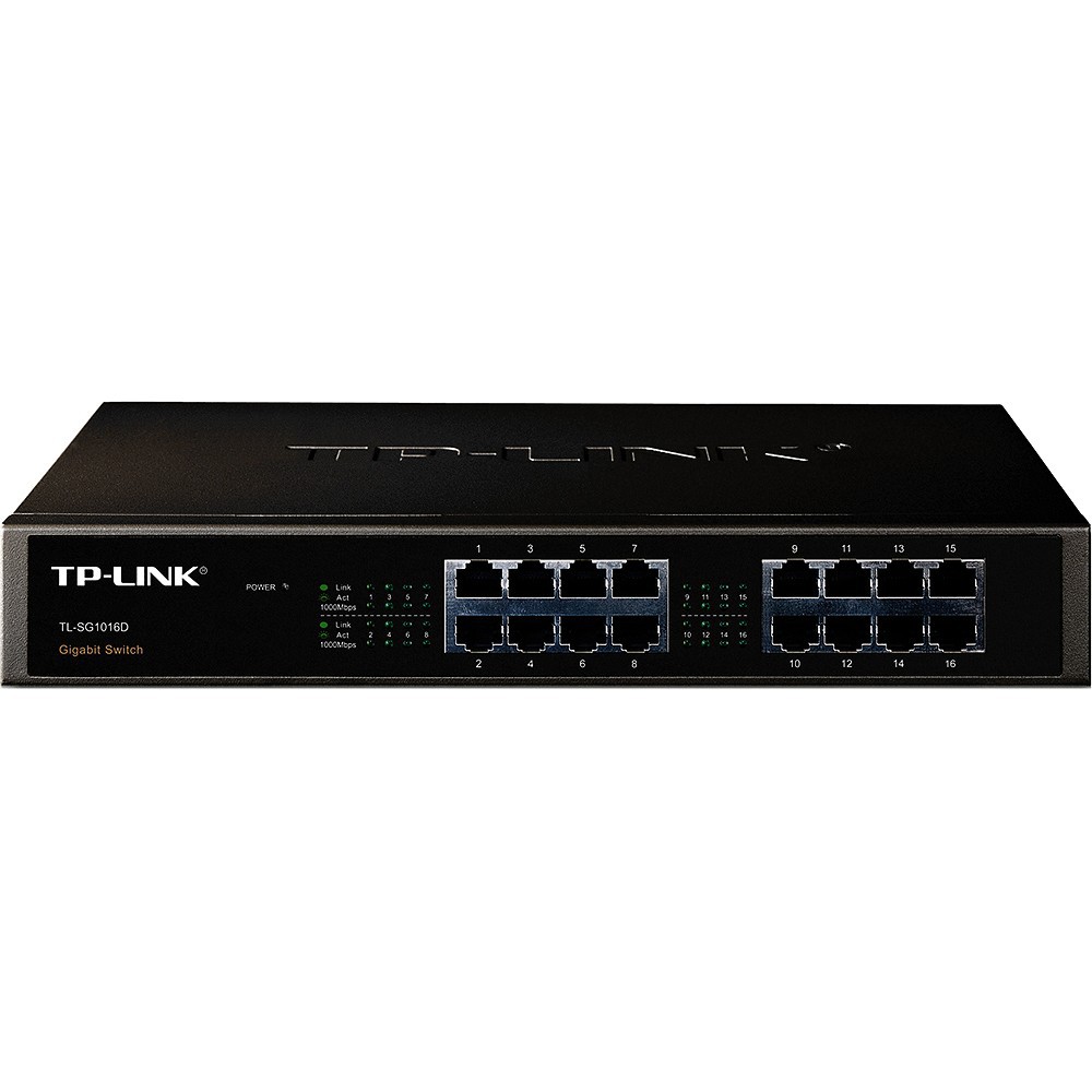 TP-Link TL-SG1016D - Switch Lắp Tủ/Để bàn 16 Cổng Tốc Độ Gigabit