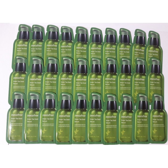 Sample 1ml Tinh chất dưỡng ẩm cô đặc từ Dầu hạt trà xanh Green Tea Seed Serum Innisfree | BigBuy360 - bigbuy360.vn