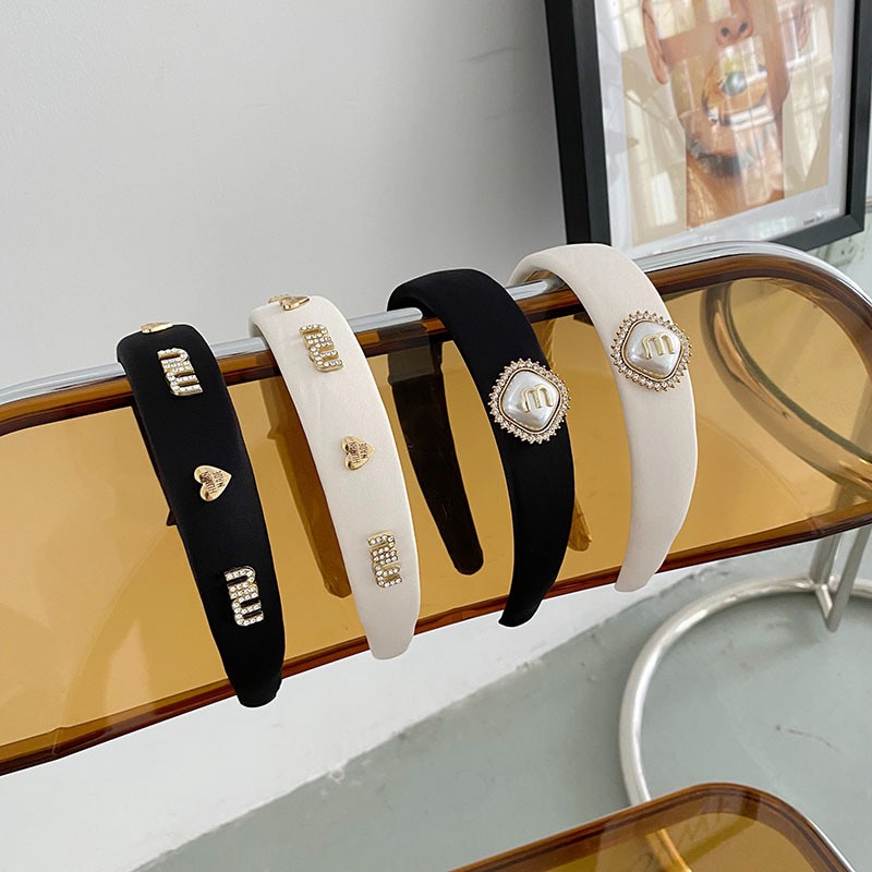 Cài tóc nữ bản rộng thiết kế đơn giản thời trang