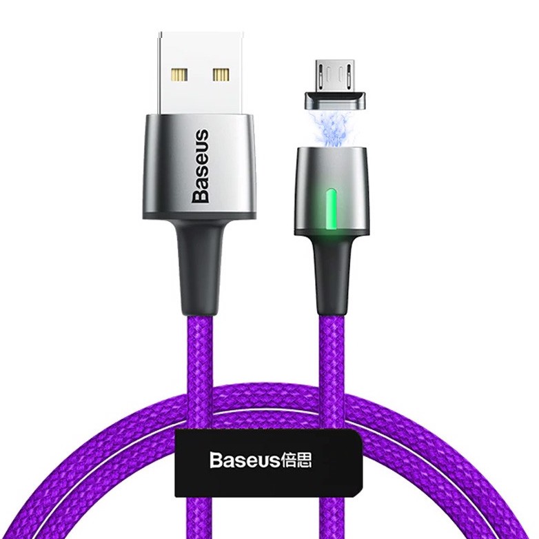 Dây cáp sạc nhanh nam châm chuẩn QC 3.0 Micro USB chính hãng Baseus Magnetic Gen 2