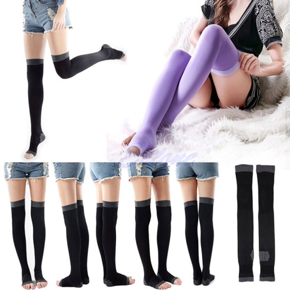 Women Slim Beauty Sleeping Leg Shaper Compression Burn Fat Thin Socks Stockings | BigBuy360 - bigbuy360.vn