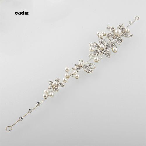 Trâm cài tóc cô dâu đính hạt giả ngọc trai