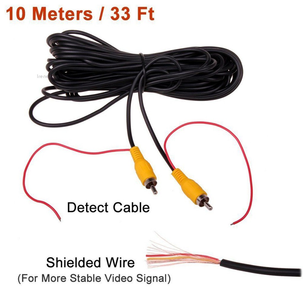 Dây cáp sạc cho camera lùi xe hơi 10m RCA | BigBuy360 - bigbuy360.vn
