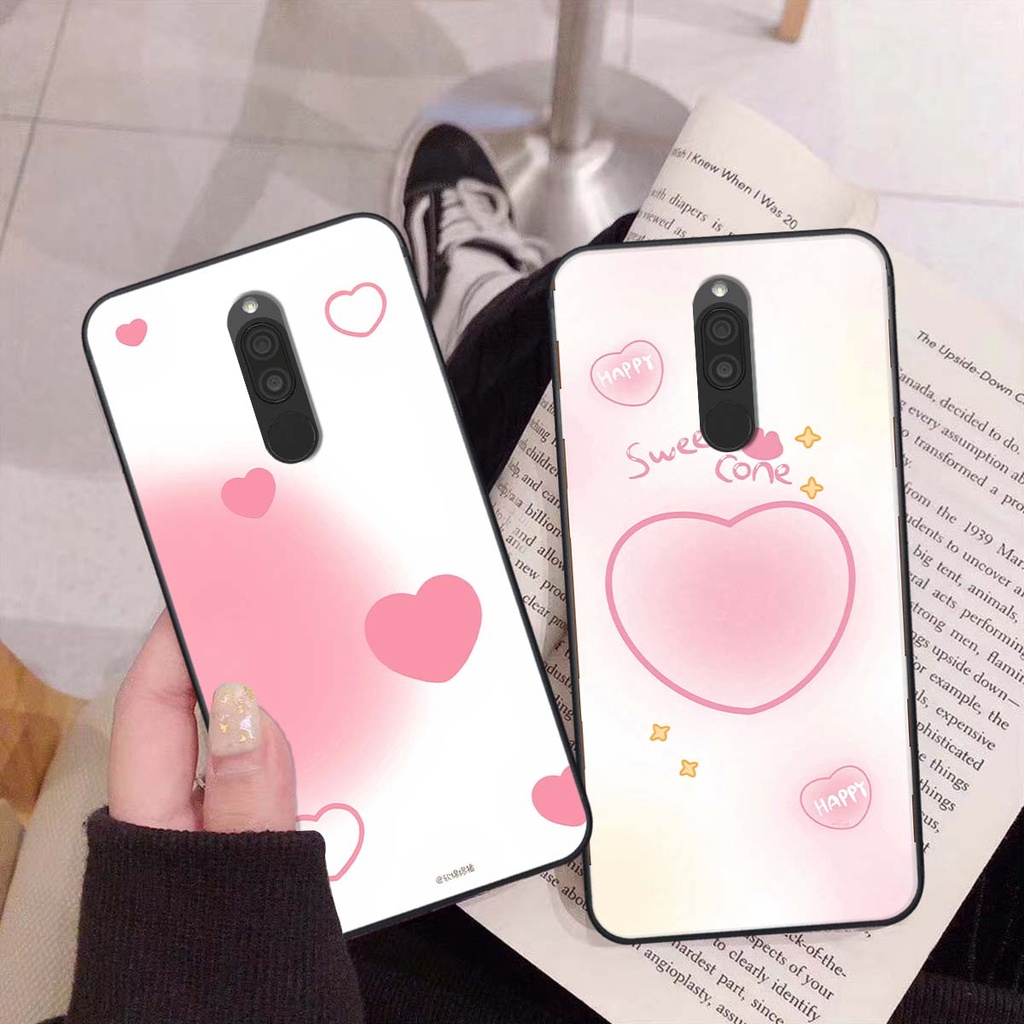 Ốp Xiaomi Redmi 8 in hình trái tim, caro kẹo ngọt đầy cá tính siêu đẹp siêu chất