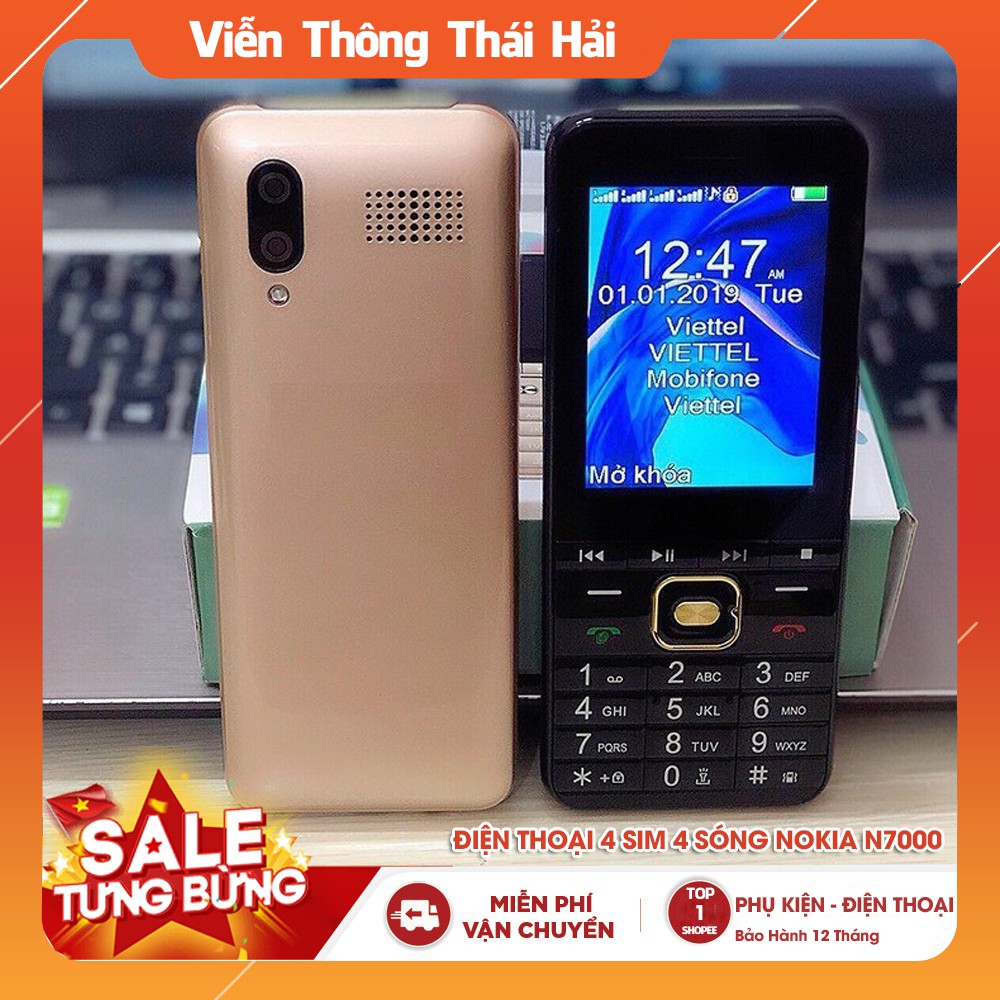 { Xả Kho 3 Ngày } Điện Thoại 4 Sim Noki a N7000 Pin Khủng - Bảo Hành 12 Tháng | BigBuy360 - bigbuy360.vn