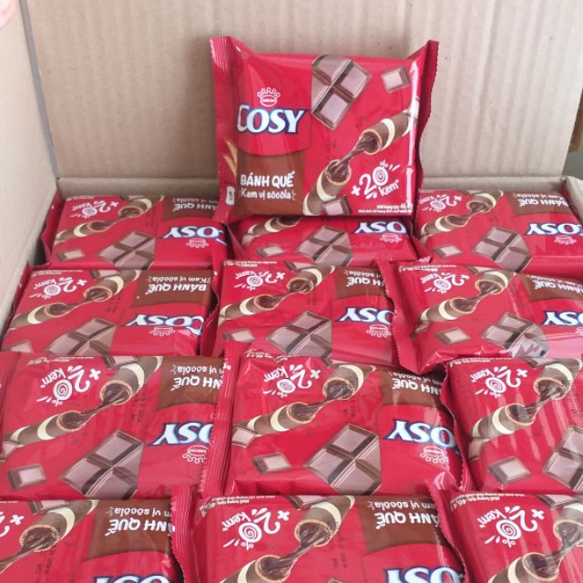 Bánh Quế Cosy Kem Vị Socola 46,4g | BigBuy360 - bigbuy360.vn