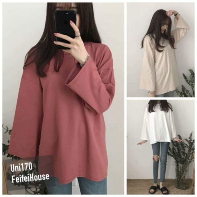 Áo thun form Hàn Uni-K - Áo thun nữ dễ thương