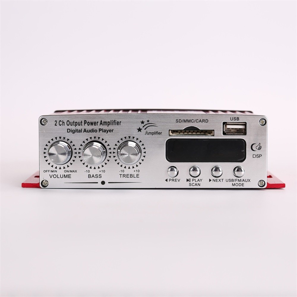 Featured Kinter MA120 motorcycle 12V card power amplifier background music power digital amplifier car USB card reading power amplifier