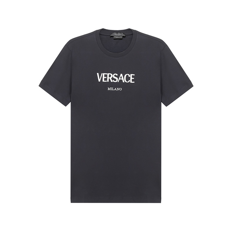 Áo Thun Tay Ngắn Chất Liệu cotton In Họa Tiết Versace Cho Nam