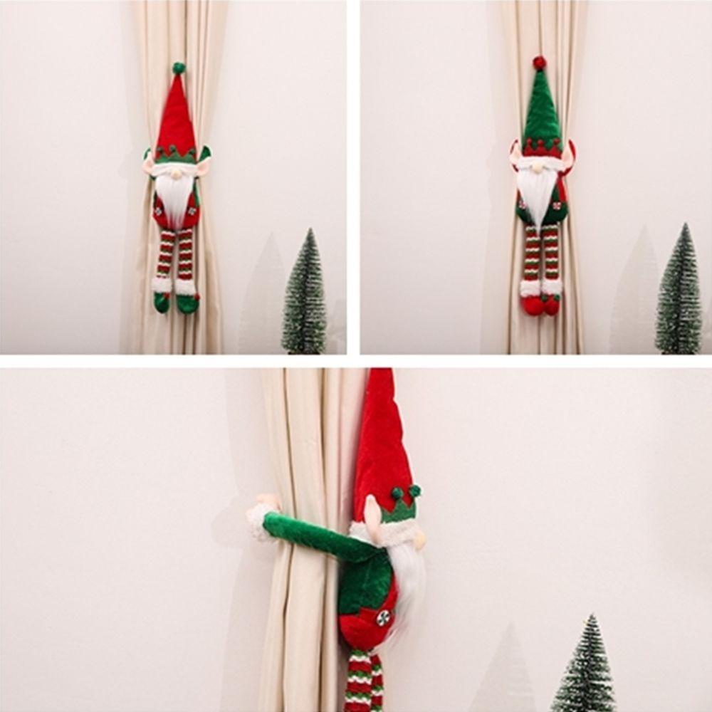 Dây Buộc Rèm Cửa Họa Tiết Hoạt Hình Giáng Sinh Trang Trí Giáng Sinh Giá Đỡ