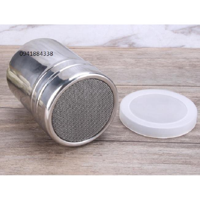 Lọ Rắc Bột Cacao Matcha Thép 304