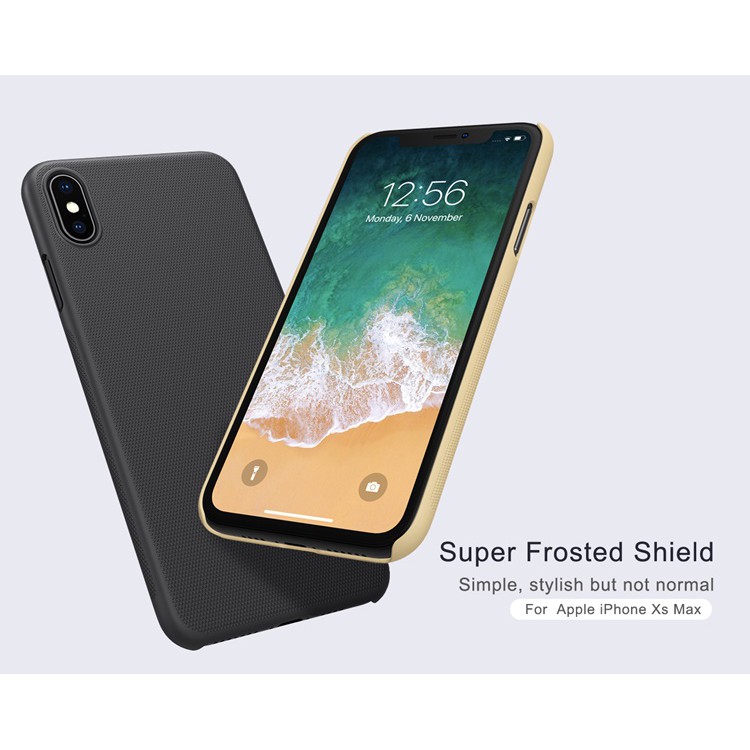 [Mã ELORDER5 giảm 10K đơn 20K] ỐP LƯNG NILLKIN IPHONE X/ XS NHỰA PC CỨNG, CHỐNG VÂN TAY