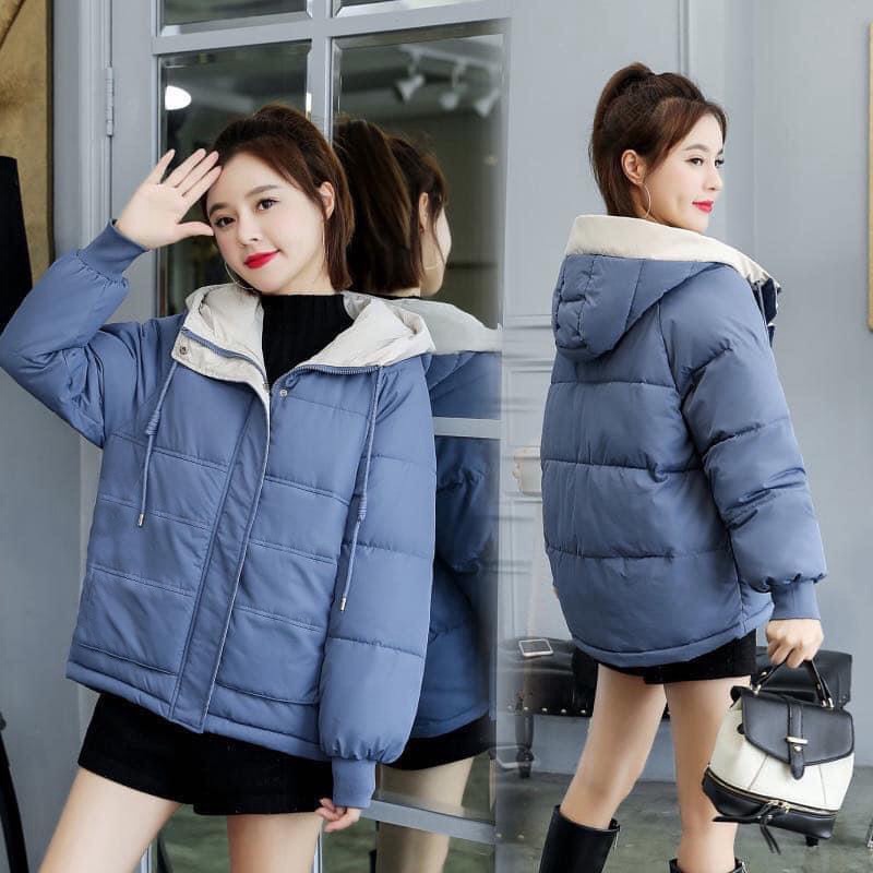 Áo phao bánh mì siêu xinh ấm áp mùa đông mũ có lông vũ siêu ấm , giữ ấm cơ thể mùa lạnh HIYU STORE