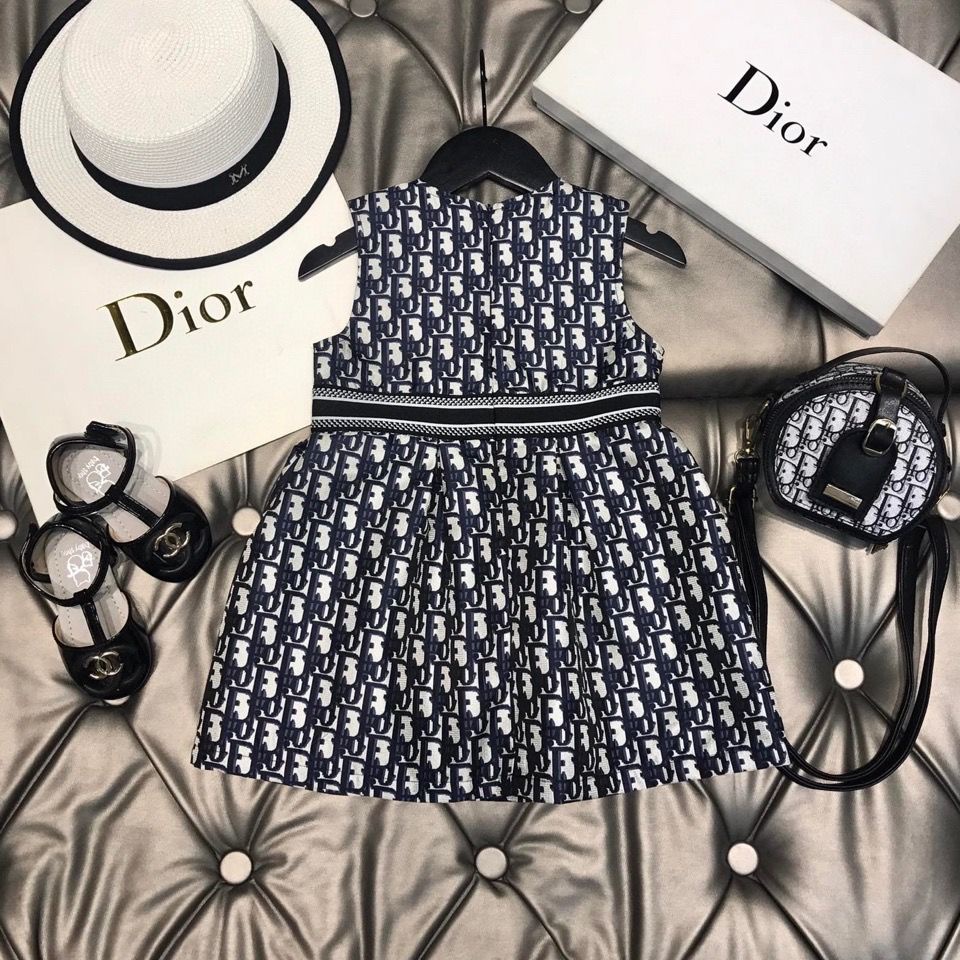 Không Có Nhãn Hiệu Trên Quần Áo1 Bộ Áo Tay Dài + Chân Váy Cotton Thời Trang Phương Tây Dành Cho Bé Gái