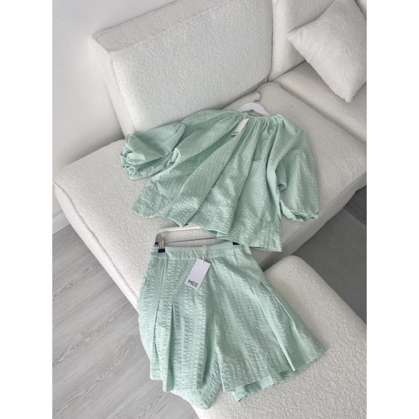 Mee.idstudio - Set xanh mint siêu xinh Bow + Lili