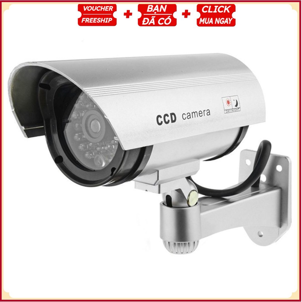 #Camera Mô Hình Chống Trộm - Camera Giả Kiểu Mới CCD - Mô Phỏng Có Đèn Báo Và Dây Điện