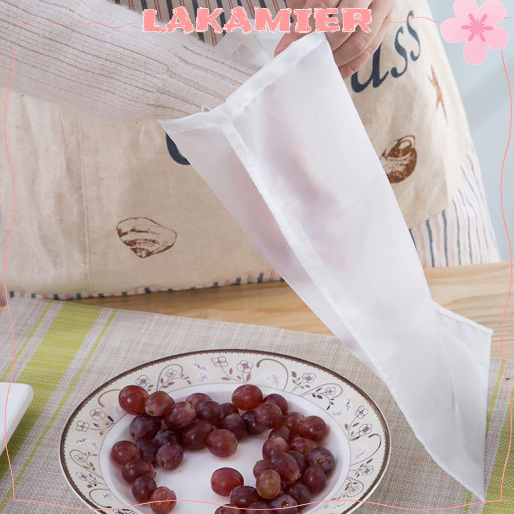 LAKAMIER [Ready Stock] 200Pcs Nylon Fine Mesh Reusable Coffee Filter Cheese Cloth Wine Strainer