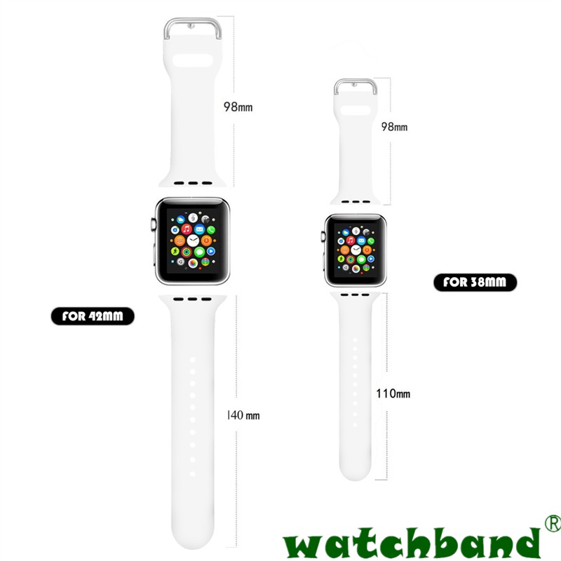 [Spot Cod] Dây Đeo Thể Thao 6 Màu Độc Đáo Cho Apple 7 iwatch 7 / 6 / 5 / 4 / 3 / 2 / SE 38mm 40mm 41mm 42mm 44mm 45mm