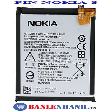 PIN NOKIA 8