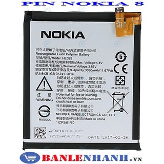 PIN NOKIA 8