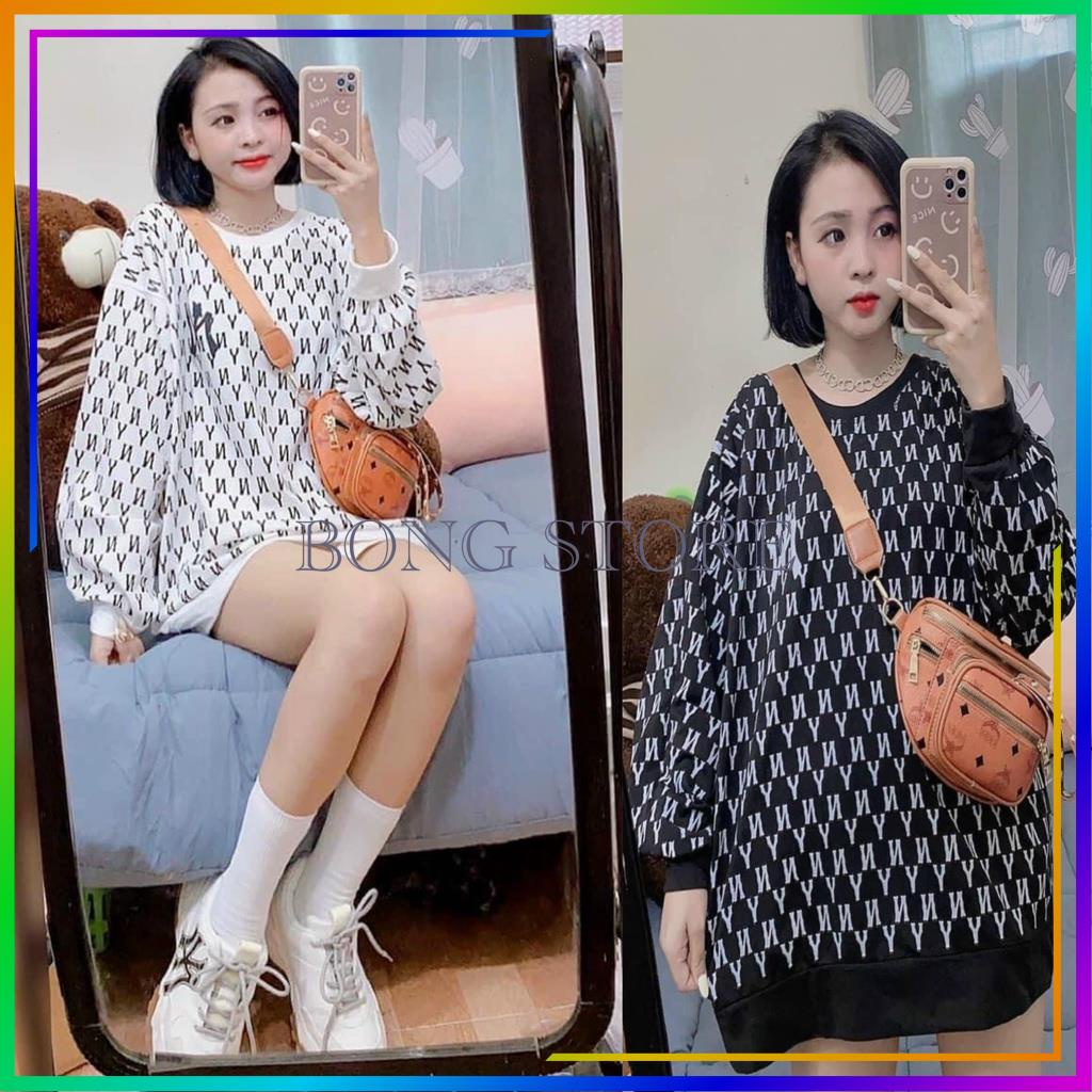 Áo Nỉ Nữ From Rộng Chất Nỉ Cotton N.Y, Áo Hôdie Nữ