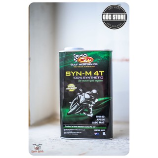 GULF WESTERN OIL 10W40 SYN-M 4T PAO + ESTER - DẦU NHỜN SỐ 1 NƯỚC ÚC