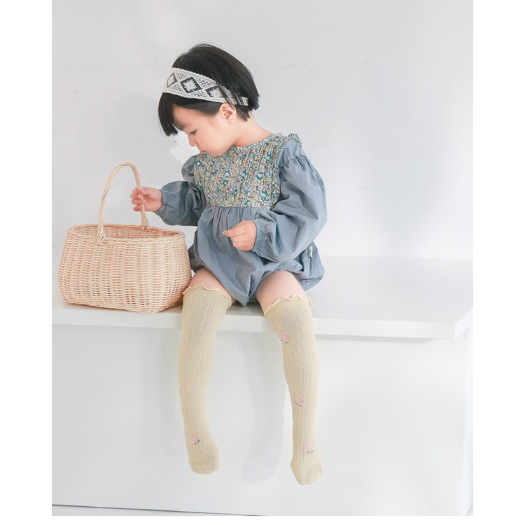 Tất/Vớ cổ cao cho bé sơ sinh 0-3 tuổi phong cách vintage Hàn Quốc cao cấp Nemo Baby