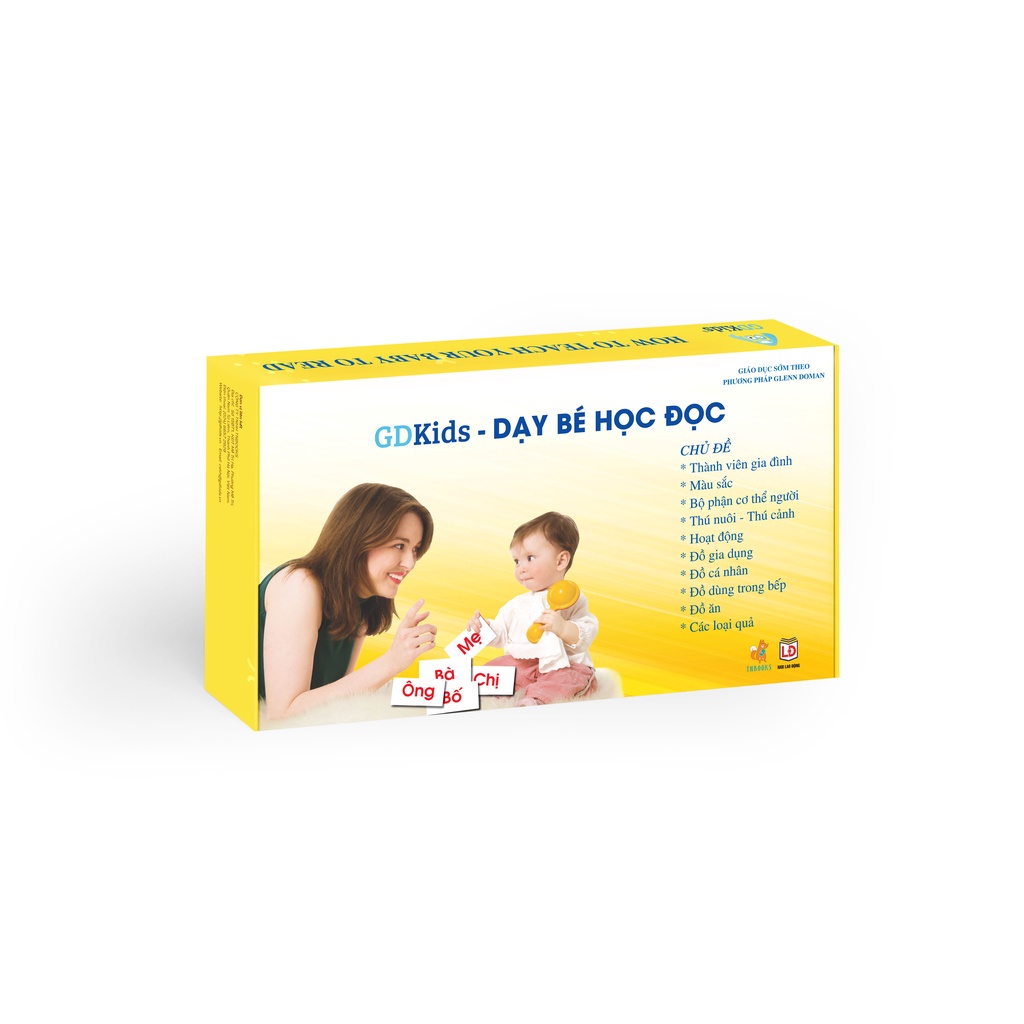 Bộ Thẻ Học Thông Minh GDkids - Kết Hợp Chuyên Sâu Flashcard Glenn Doman ( 709 Thẻ )