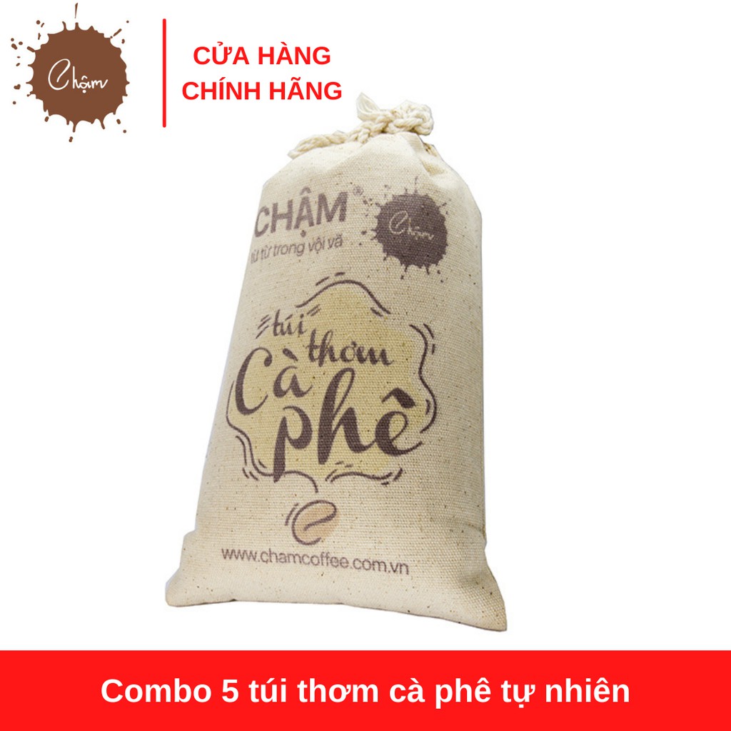 Combo 5 túi thơm cà phê tự nhiên