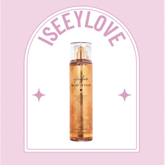 GINGHAM HEART OF GOLD - Xịt Thơm Toàn Thân Body Mist Bath & Body Works