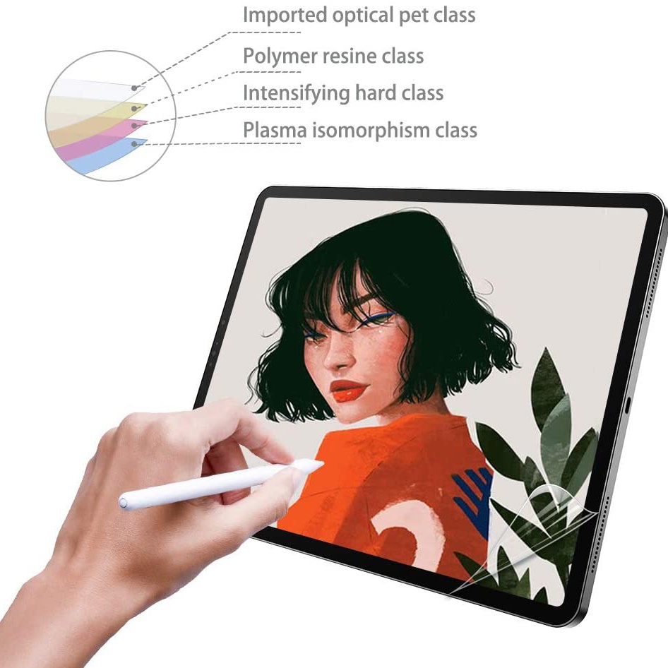 Kính Cường Lực Bảo Vệ Màn Hình Cho Samsung Tab S8 S7 FE Plus 12.4 A8 10.5 S6 S5E A7 Lite 10.1