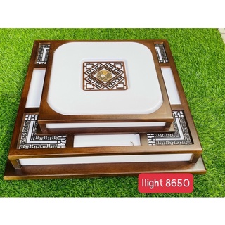 Đèn gỗ ốp trần mẫu mới